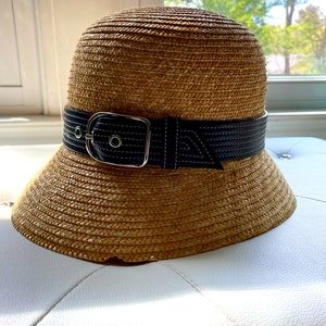Coach straw bucket hat
